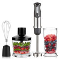 Electric Hand Blender Set 600W 800W 1000W Stick Blender Stainless Steel 4 in 1 Multifunction Kitchen Immersion Hand Blenders